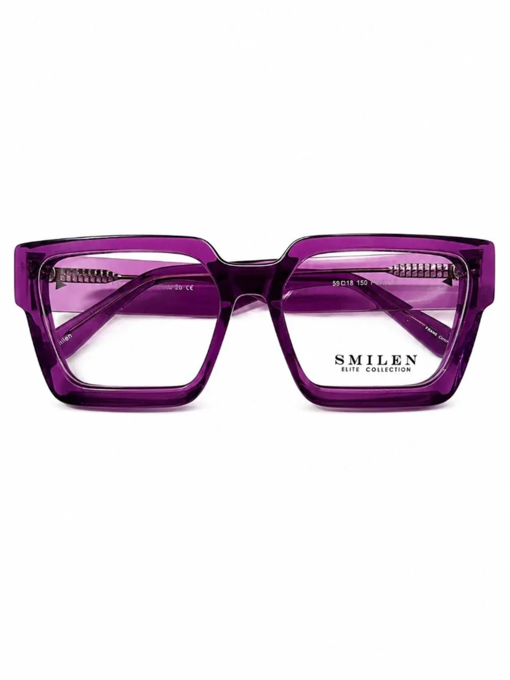Smilen Elite 28 Purple 59-18-150 Eyeglasses Frames
